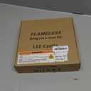 Raycare Flameless Candle with Remote Timer  5 Flickering Acrylic Battery Operated LED Pillar Candles with Embedded Star String for Christmas, Home Decor, and as a Gift(Grey)