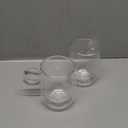 Glastal Double Walled Glass Coffee Mugs 12 oz, Cappuccino Cups Set of 2, Clear Glass with Handle, Insulated Borosilicate Double Wall Latte Coffee Mugs Milk Tea Cup, German Quality