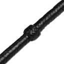 HADZAM Professional Equestrian Bull Whip for Horse Communication & Livestock Guidance - Premium Cowhide Leather Sport Whip for Equestrian Arts & Cattle Guidance