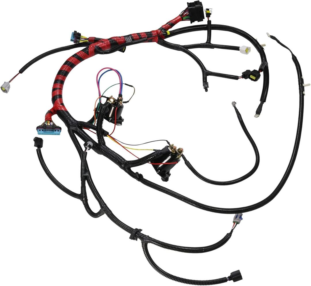 JDMSPEED New Engine Wiring Harness W/O Cali Replacement for Ford Super Duty F250 F350 1999 2000 2001 7.3L Diesel Replace F81Z12B637EA F81Z-12B637-EA