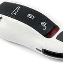 Key Cover Comptatible with Porsche Macan Cayenne Panamera 911, Car Key Protection Keychain (OLD KEY)