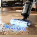 DREAME H12 PRO Vacuum Mop, Wet Dry Vacuum Cleaner for Hard Floor, Vacuum and Mop at The Same Time for Wet & Dry Messes, Auto Self-Cleaning, Edge to Edge Cleaning with Hot Air Drying