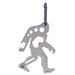 UST Tool-a-Long Multi-Tool Carabiner – Durable, Compact Stainless Steel Construction for Hiking, Kayaking, Camping, Travel, and Outdoor Survival – Sasquatch Design