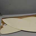 Anglechic 2 Pcs 36 Inches Unfinished Wood Surfboard Cutout for Crafts Large Size Nautical Blank Wooden Crafts Summer Beach DIY Wall Decor for Painting Home Hanging Decoration Hawaii Luau Party