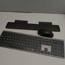 Wireless Keyboard and Mouse Combo, Full Size Silent Ultra Thin Keyboard with Magnetic Wrist Rest, Optical Mouse, 2.4G Lag-Free Cordless Mice Keyboard Set for Computer, Mac, Laptop, PC, Windows