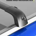 Tuyoung 300lbs Lockable Roof Rack Cross Bars Compatible with Volvo XC40 XC-40 2018-2026, Heavy Duty Aluminum Roof Rails Crossbars Cargo Bars Canoe Snowboard Rooftop Black Carrier Luggage