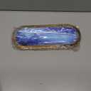 TOSQP27 Incense Burner Holder Ash Catcher for Sticks, Home Incent Burner Wooden Handmade Modern Gift Wood Decor  Blue Resin Art Tray | for Aromatherapy, Meditation, Yoga & Home Fragrance Decorative