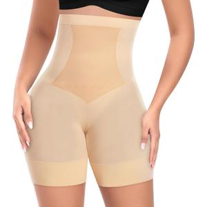 Womens Shapewear Shorts Tummy Control Body Shaper Thigh Slimmer Slip Shorts for Under Dress Shapewear Underwear (X-Large)