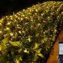 iBaycon 4ft x 6ft Christmas Net Mesh Lights, 8 Modes Timer Connectable Waterproof Christmas Lights for Trees, Bushes, Wedding, Garden, Outdoor Decorations (Warm White, 1PACK)