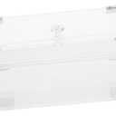 Zerodeko Rotatable Clear Jewelry Organizer Compact Necklace Holder for Necklaces Pendants Bracelets Earrings Stylish Transparent Storage Box for Easy Access and Travel