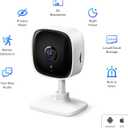 Tapo 2K Indoor Wired Security Camera - Works as a Baby Monitor & Pet Camera, Person/Motion/Baby Cry Detection, 2-Way Audio, Siren, Subscription-Free Local Storage or Optional Cloud, C110P2 (2-Pack)