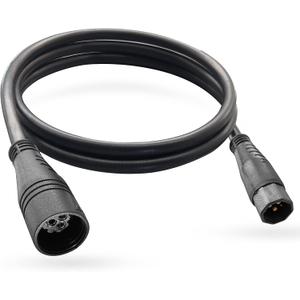 Ebike Extension Cable Julet 2Pin/3Pin/4Pin/5Pin/6Pin Waterproof Connector Female to Male DIY Electric Bicycle Brake Display Throttle Light Extension Signal Cable (8pin 60cm)