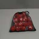 SEEVOR 20 Pack Balls Table Tennis Balls with Organizer Bag 40mm Color Plastic Ball Bulk Washable Small Game Balls for Party Decoration Handcrafted Art Carnival Pool Games Pet Toy