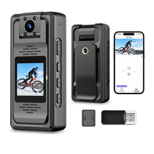 SworRishi Body Camera Mini Camcorder with Audio and Video Recording, 2K BodyCam with 64GB SD Card Night Vision Small POV Wearable Clip on Camera for Sports Police Vlog Valentine's Day Gift