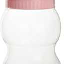 Jumbo Milk Bottle Coin Bank Baby Shower Plastic Container, 13-inch, Light Pink, Big Baby Bottle for Shower Game