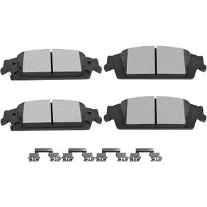 SCITOO D1707 Rear Ceramic Brake Pads Sets Fit For Cadillac Escalade ESV,For Chevy Silverado 1500/Silverado 1500 LD/Suburban/Tahoe,For GMC Sierra 1500/Sierra 1500 Limited/Yukon/Yukon XL