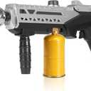 Powerful Propane Torch Gun, Adjustable Flame Thrower Gun for BBQ, Charcoal Lighter, Steak Searing, Campfire, Fire Pit, Outdoor Cooking (Tank Not Included)
