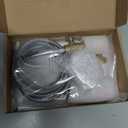 Klabb Dishwasher Installation Kit 10 FT,Premium Stainless Steel Braided Dishwasher Hose kit,Leak-Free Hose,Easy Setup,dishwasher water supply line,3/8" Comp x 3/8" Elbow & All Fittings Included