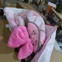 Portable Baby Swing Pink, Electric Infant Swing, 5 Speed Levels, 6 Songs