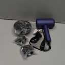 Slopehill Professional Ionic Hair Dryer, Powerful 1800W Fast Drying Low Noise Blow Dryer with 2 Concentrator Nozzle 1 Diffuser Attachments for Home Salon Travel (Prussian Blue)