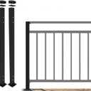 CR Fence & Rail V2 (ONLY) Top Rail Guard Rail End Post (NOT Compatible with Any Other System)