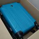 Travelers Club Chicago Hardside Expandable Spinner Luggage, Teal, 22" Carry-On