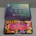 Bath Bombs Mothers Day Gifts for Women Mom Her Daughter Wife Set - 12Pack Handmade Natural & Organic, Spa Relaxing Birthday Gifts for Men, Aromatherapy Bubble Bath, Amazing Present for Wife & Kids; DMSKY 20 Pack Mini Lip Balm, Natural Lip Balm Bulk with Vitamin E and Coconut Oil, Moisturizing Lip Balms for Dry Cracked lips - 10 Flavors