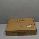 Projector Stand Tripod Adjustable, Laptop Height from 23.5 to 46.5 inches with Gooseneck Phone Holder, Floor for Office, Home, Stage, Studio, DJ Racks Holder Mount, 23.5inch-46.5inch (Black)