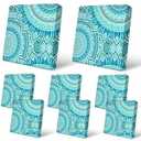pickyNproud 8Pcs Patio Cushion Covers Stretch Outdoor Couch Cushions Slipcovers Replacement Washable Furniture Protector with Elastic Bottom Sofa Chair Seat Cover, Teal