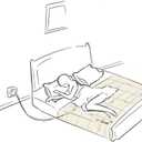 Grounding Pillowcase with Grounding Cord - Materials Organic Cotton and Silver Fiber Natural Wellness