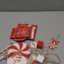 Mifoci 14 Pcs Christmas Tiered Tray Decor Rustic Christmas Decorations Snowman Santa Candy Wood Sign Xmas Table Tiered Tray Winter Farmhouse Rustic Table Decor for New Year Home Shelf Tabletop