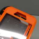 I-HONVA for iPhone SE 2022/2020 Case Built-in Screen Protector Shockproof Dust/Drop Proof 3 in 1 Full Body Rugged Heavy Duty Cover for Apple iPhone SE 3rd/2nd Gen 4.7, Black/Orange