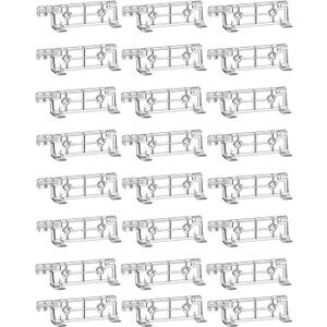 Car Wall Mount Compatible with Lego Speed Champion Series, Wall Bracket Compatible with Lego Speed of Champions with a Base for The Pilot, Clear,24 PCS