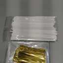 Lollipop Stick (6 inch), Candy Wrappers and Twist Ties Set, 100 Papery Lollipop Sticks (6 inch), 200 Lollipop Bags and 200 Twist Ties (500Pcs)