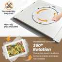 PITAPITA Rotating Jigsaw Puzzle Board for 1500 Pieces with 4 Drawers, Medium 1500