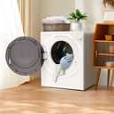 Elevon 800W Portable Clothes Dryer 2.6 cu.ft Electric Drying Machine for Laundry with Stainless Steel Tub for Apartment, Rvs, Dorms, Compact Dryer for Small Space, White