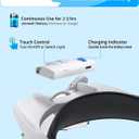 eSynic Comfort-Fit Head Magnifier with LED Light 1.5X-13X Magnification Ergonomic Headband MagnifyingGlasses with 5 Interchangeable Lenses + Storage Case for Reading/Jewelry/Crafts