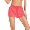 Athletic Shorts for Women Running Shorts with Liner, Quick Dry Active Workout Gym Shorts with Pockets 2.5 Inch (L)