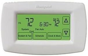 Honeywell, Inc. TH7220U1035 7-Day Touchscreen Programmable Thermostat with automatic/manual changeover. US only.