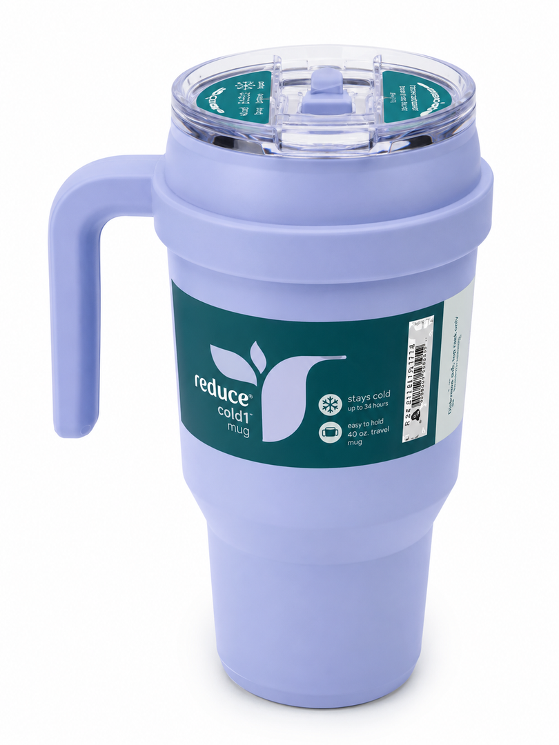 Reduce 1.18 L (40 oz.) Cold1 Mug Tumbler, Stainless Steel with Handle