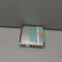 Post-it Note Dispenser with Post-it Pop-up Notes, Black Base with Steel Top, 1 Aqua Splash 3 in. x 3 in. Super Sticky Note Pad, Classroom or Office Supplies