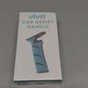 Vive Car Handle Assist for Elderly - Scratch Proof Latch - Auto Grab Bar Cane Support Aid - Standing Mobility Safety Tip to Help Get Out - Portable Assistive Device for Seniors, Handicapped (Single)