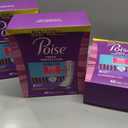 Poise Ultra Thin Incontinence Pads & Postpartum Pads for Bladder Leaks, 6 Drop Ultimate Absorbency, Long Length, 120 Count (3 Packs of 40)