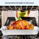 21"x13" Full Size Aluminum Foil Pans(20 Pack)Large Disposable Tin Foil Pans, FullSize-20pk
