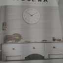 Mosewa Wall Clock 10 Inch Silent Non Ticking Battery Operated White Modern Office Simple Minimalist Decorative for Kitchen Home Bathroom Living Room