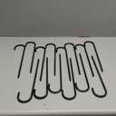 FEED GARDEN 12 Inch 16 Pack Rebar Stakes Heavy Duty J Hook, Galvanized Ground Stakes Tent Stakes Steel Ground Anchors, Chain Link Fence Stakes, Trampoline Stakes, Black