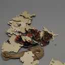 36 Pcs Dachshund Christmas Wood Ornaments Dachshund Dog Themed Christmas Tree Hanging Ornaments 3.4 Inch Pet Dog Pendants with Rope for Holiday Xmas Decorations Party Gift