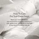 BOLL & BRANCH Down Duvet Insert - Full/Queen, Midweight - Luxury Shell - Cruelty-Free U.S. Down Bedding - Bafflebox, Maintains Loft