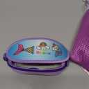 Kids Swim Goggles Age 3-8, Toddler Goggles No Hair Pull,Child Swimming Mask Fabric Strap (Pink & Violet)