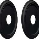 EIFHYT Molded Nylon Ceiling Medallion for Light Fixtures and Ceiling Fans 16"OD x 4"ID x 3/4"P (Fits Canopies up to 12-3/8") Black